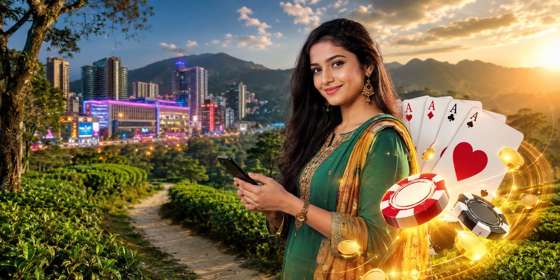 সিলেটের চা বাগানে মোবাইলে বেটিং উপভোগরত তরুণ